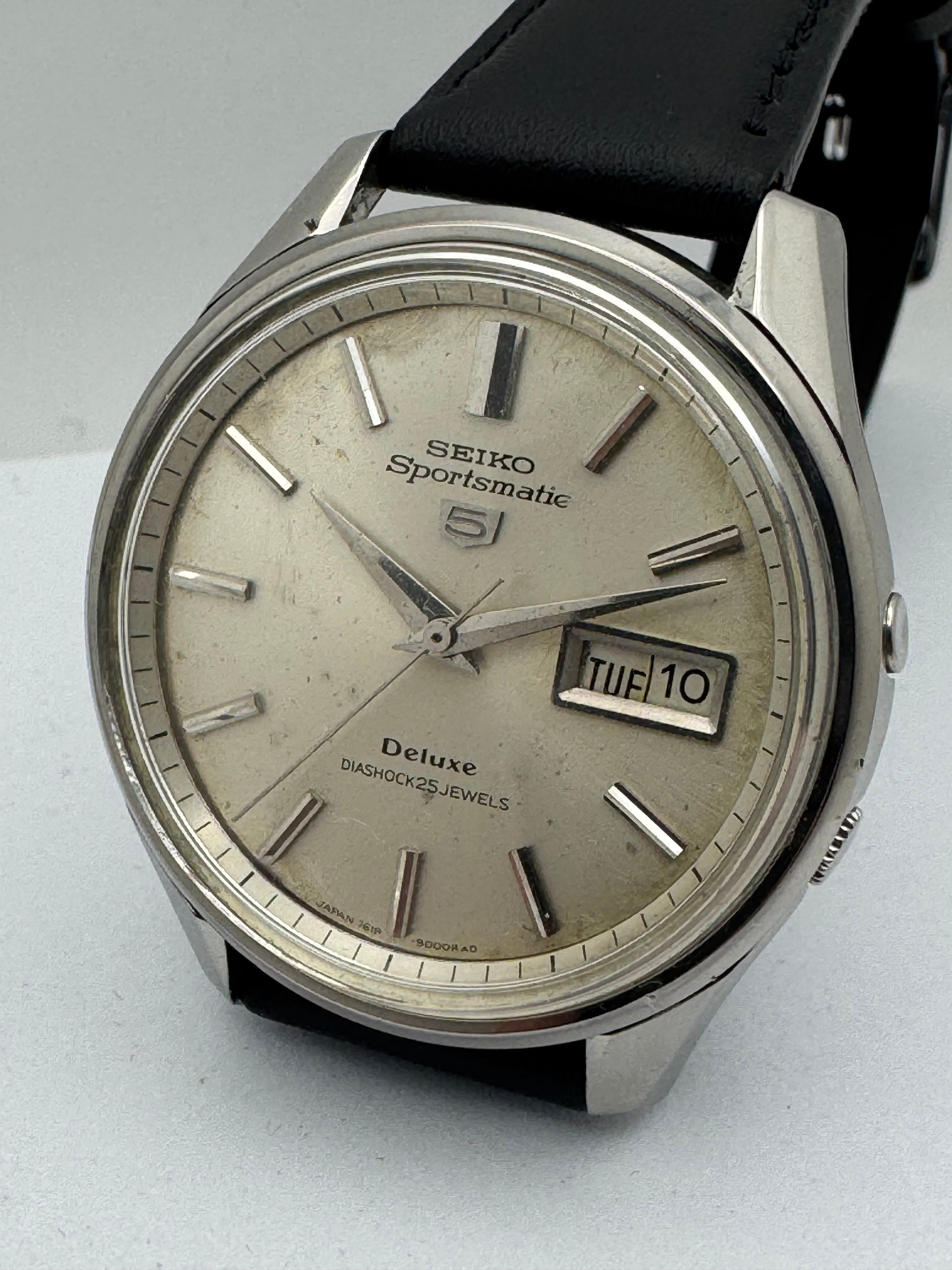 Seiko 5 Sportsmatic Deluxe – Automatic (Ref. 7619-9000) (June 1966