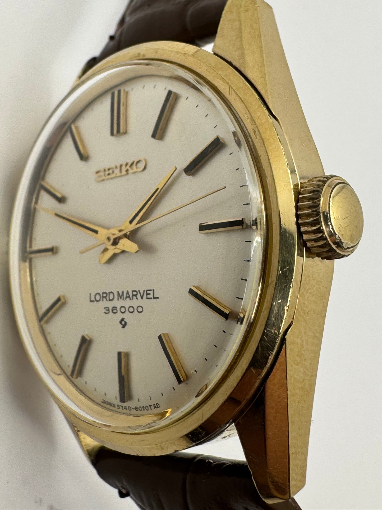 Seiko Lord Marvel 36000 – 5740-8000 – Nov. 1970 – Hi-Beat, vergoldet, revidiert