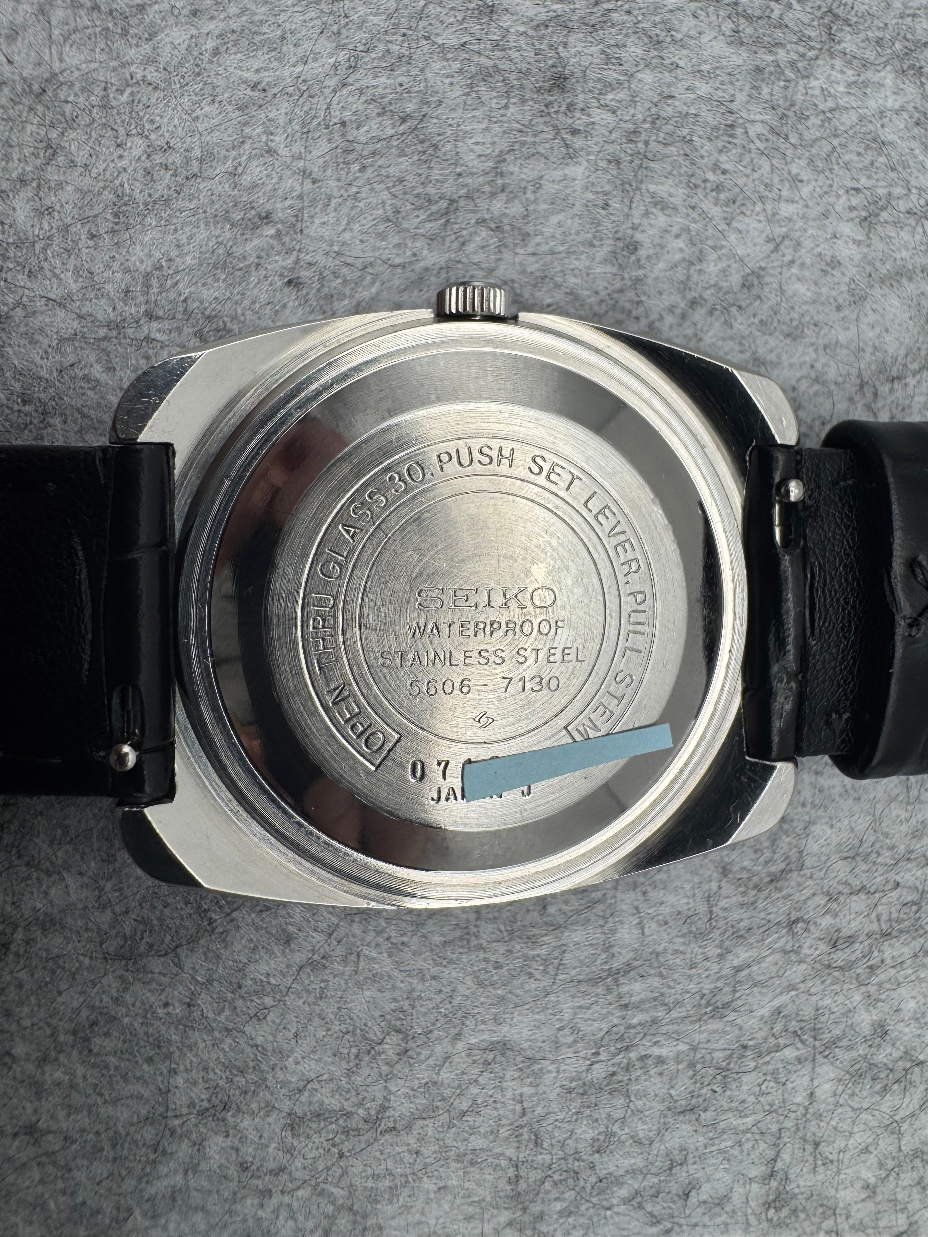 Seiko Lord Matic 5606-7130 (July 1970) – Suwa, Japan – Japanese