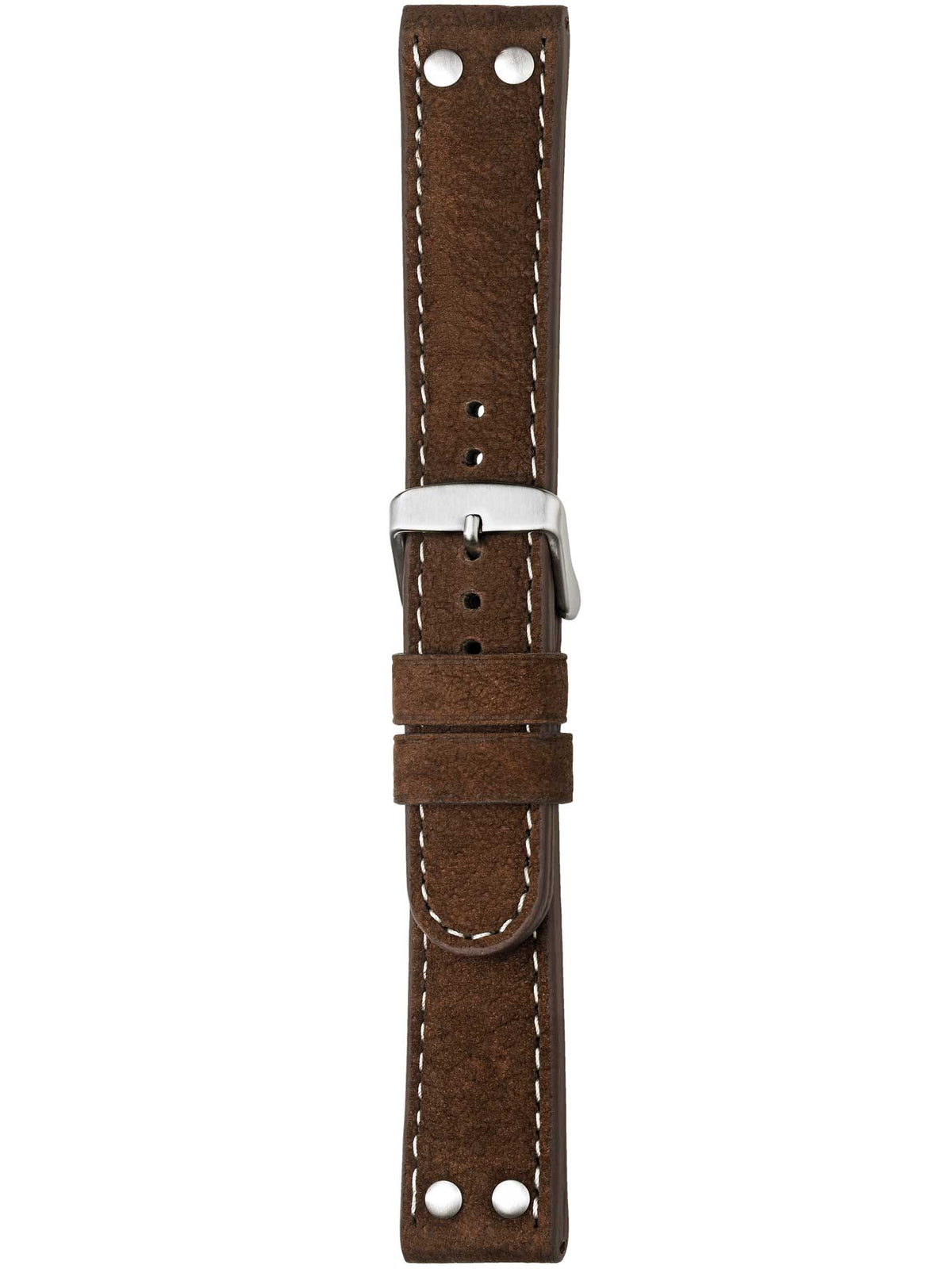 Herzog Wasserbüffel Lederarmband Braun