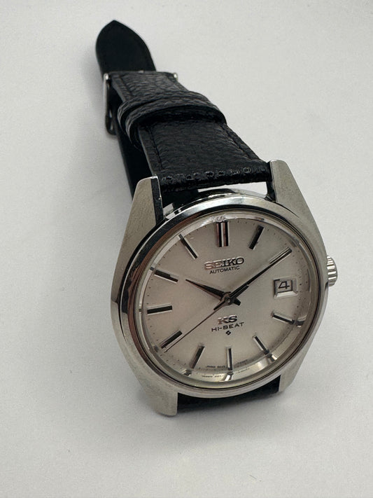 King Seiko Hi-Beat 5625-7000 – Caliber 5625A, Suwa Seikosha – Stainless steel, date only – March 1971 – freshly serviced