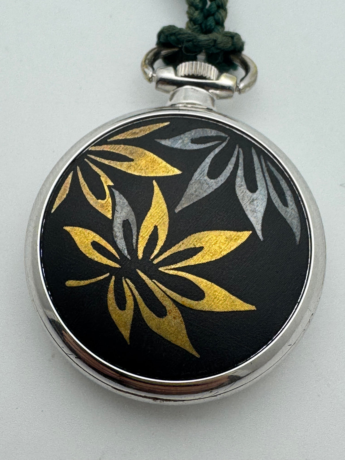 Citizen Maki-e Kimono Watch – mechanical – Japanese lacquer decoration – Kumihimo silk strap