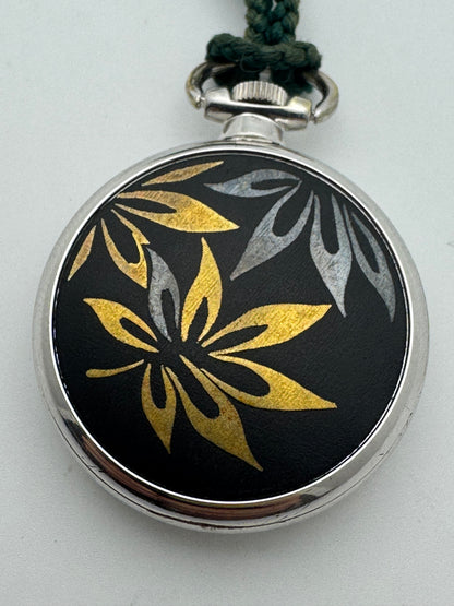 Citizen Maki-e Kimono Watch – mechanical – Japanese lacquer decoration – Kumihimo silk strap
