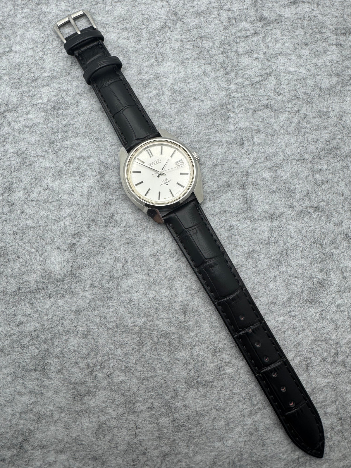King Seiko Hi-Beat Réf. 5625-7000 – Décembre 1969 – Daini Seikosha – avec médaillon – révisée