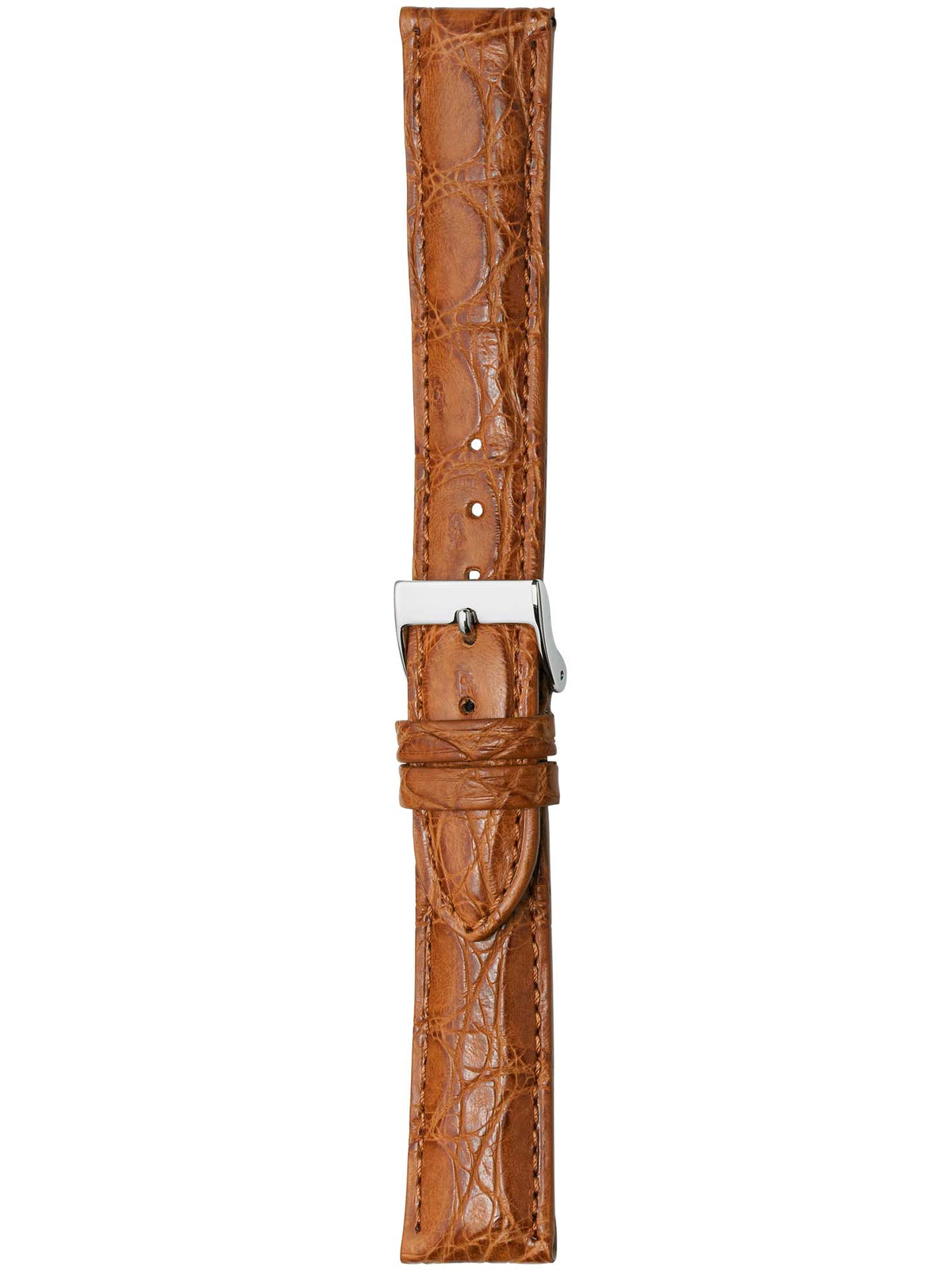 Herzog Echt Kroko matt Lederarmband Honig