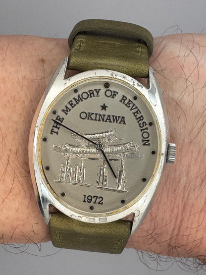 Citizen-Rarität „The Memory of Reversion – Okinawa 1972" – 920er Silber-Gedenkuhr zur Rückgabe Okinawas an Japan (Ref. 6700-673310 YO) - Februar 1972