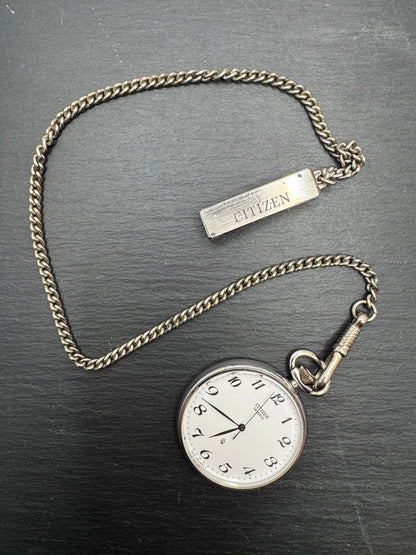 Citizen Quartz Taschenuhr – Erinnerungsuhr „普山記念 / 高尾山隆玄“ – Japan, 1994