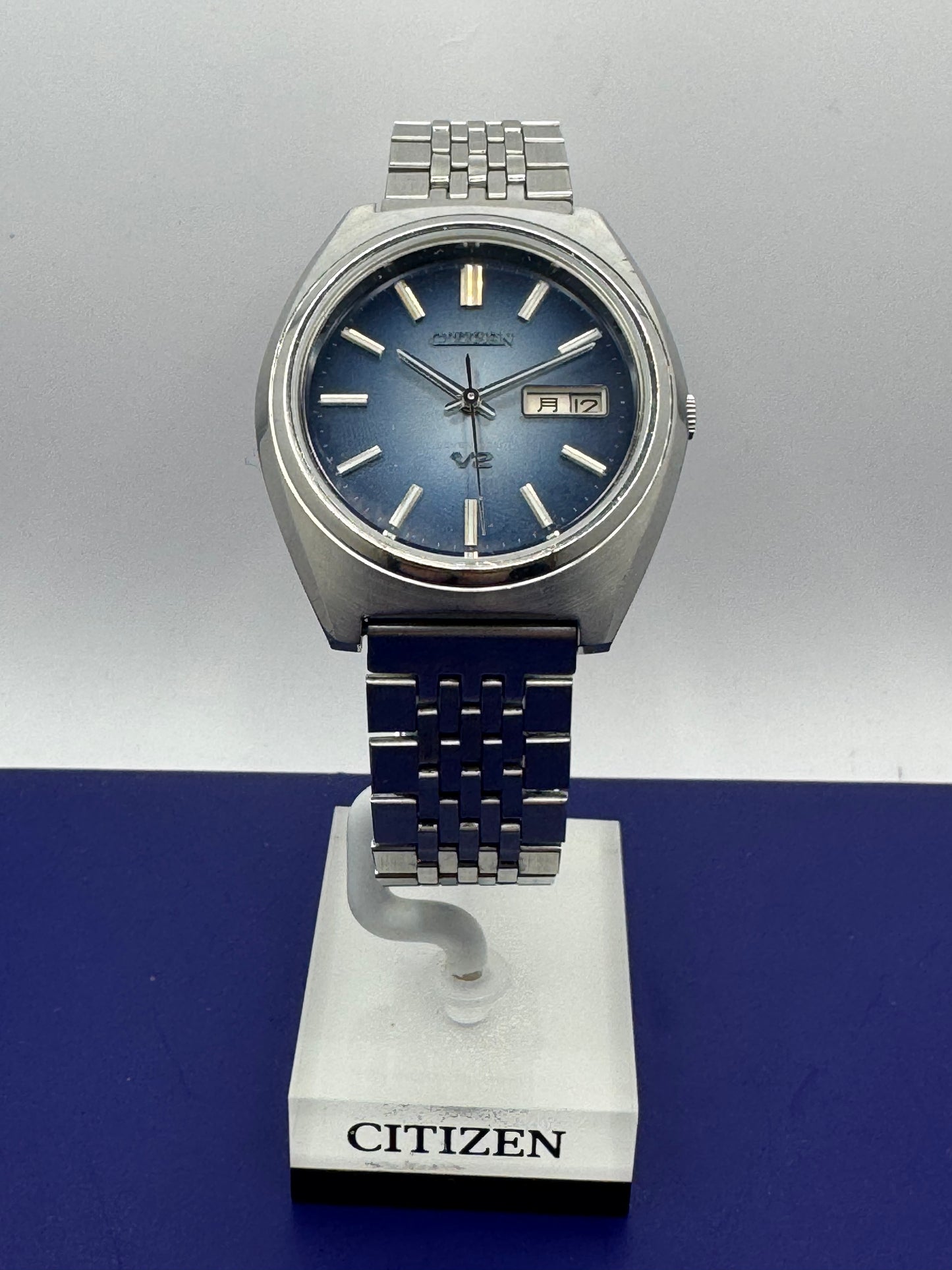 Citizen Seven Star V2 – frisch revidierter 1970er Automatikklassiker mit außergewöhnlichem Blue Sunburst (Juni 1975)