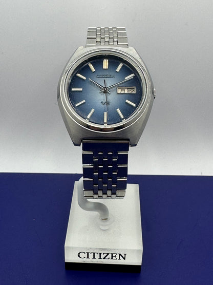 Citizen Seven Star V2 – frisch revidierter 1970er Automatikklassiker mit außergewöhnlichem Blue Sunburst (Juni 1975)