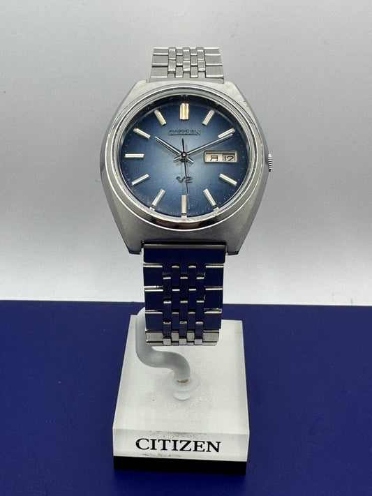 Citizen Seven Star V2 – frisch revidierter 1970er Automatikklassiker mit außergewöhnlichem Blue Sunburst (Juni 1975)
