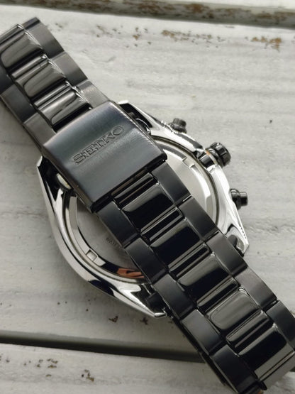 Seiko Chronograph 7T94-0AY0 – Quarz, Tachymeter, 100 m – 43,5 mm – März 2008