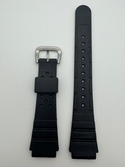 Original Seiko Diver-Armband DAL3BP (19–16 mm) – schwarz (JDM)