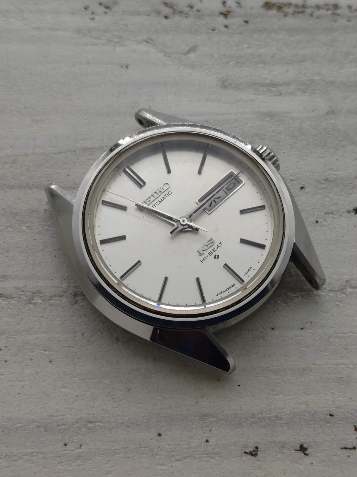 King Seiko Hi-Beat 5626-7113 – Caliber 5626A, Suwa Seikosha – Stainless steel – June 1974 – freshly serviced