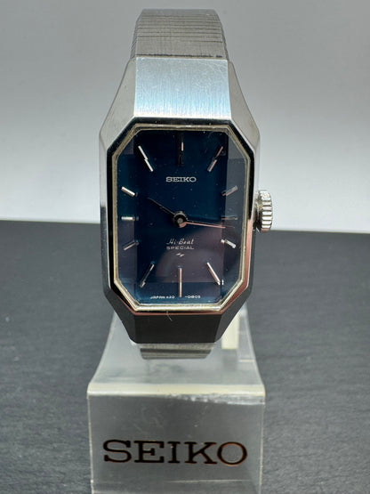 Seiko Hi-Beat Special 1120-7030 – Oktober 1973 – Facettiertes Glas – integriertes Band – revidiert