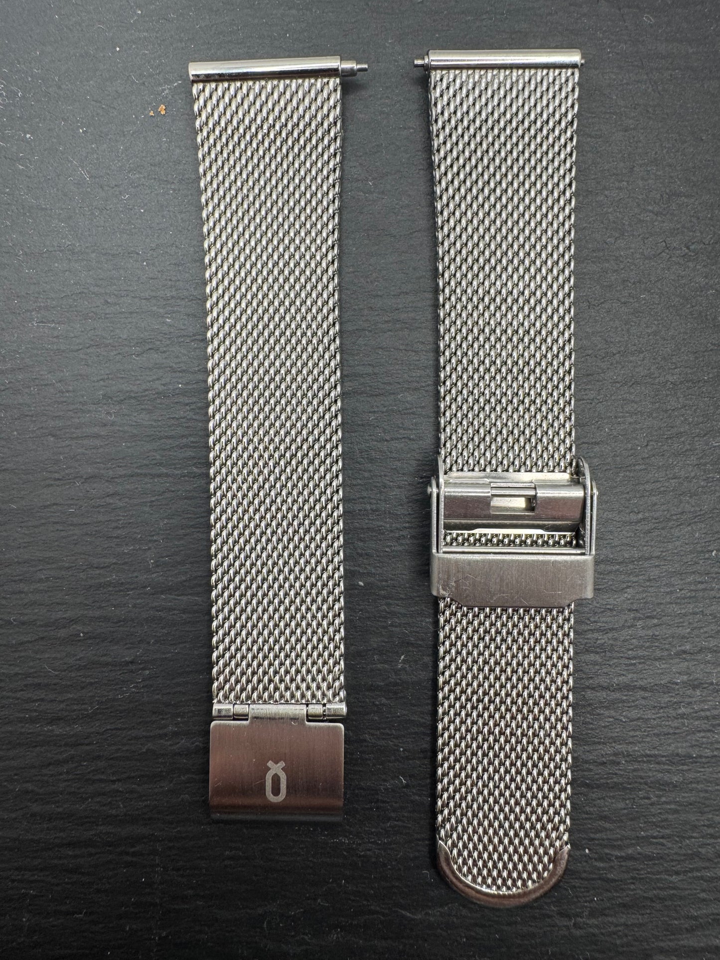 Knot Milanaise Edelstahlarmband silber – 18 mm Schnellwechselsystem