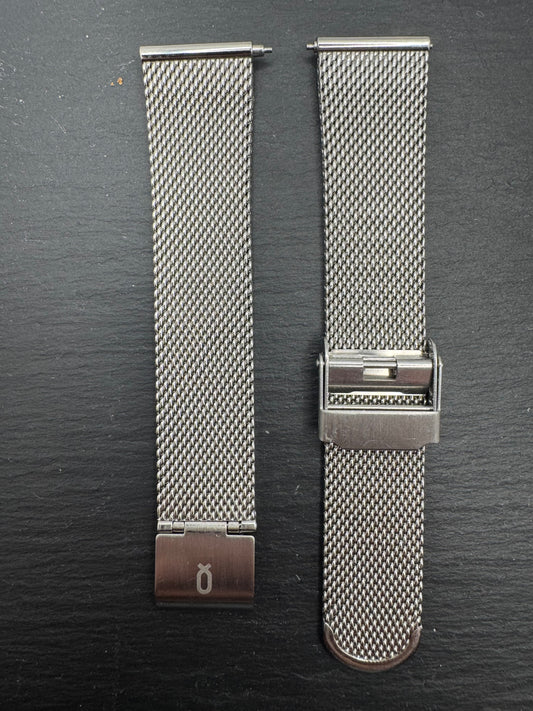 Knot Milanaise Edelstahlarmband silber – 18 mm Schnellwechselsystem