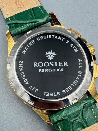 Rooster JDM (RS1002GDGN), Funk - Solar, grün-goldenes Full Set, Garantiekarte März 2020