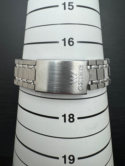 Seiko Lord Matic 5606-7230 – Calibre 5606, 25 rubis, Suwa Seikosha – cadran bleu, verre à neuf facettes, bracelet en acier d'origine – août 1972 – révisée récemment