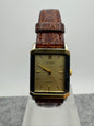 Citizen Exceed – April 1987 - Bicolor Tank case with onyx bezel – Caliber 3330, anti-magnetic