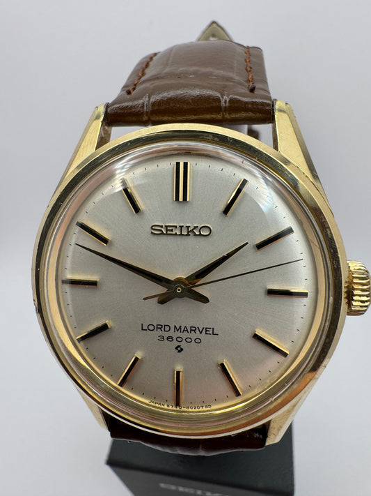 Seiko Lord Marvel 36000 – 5740-8000 – Nov. 1970 – Hi-Beat, plaquée or, révisée