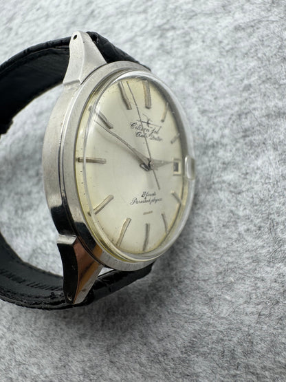 Citizen Jet Auto Dater 21 Jewels – Ringrotor-Automatik – Firmengravur Nippon Express 1966 - frisch revidiert