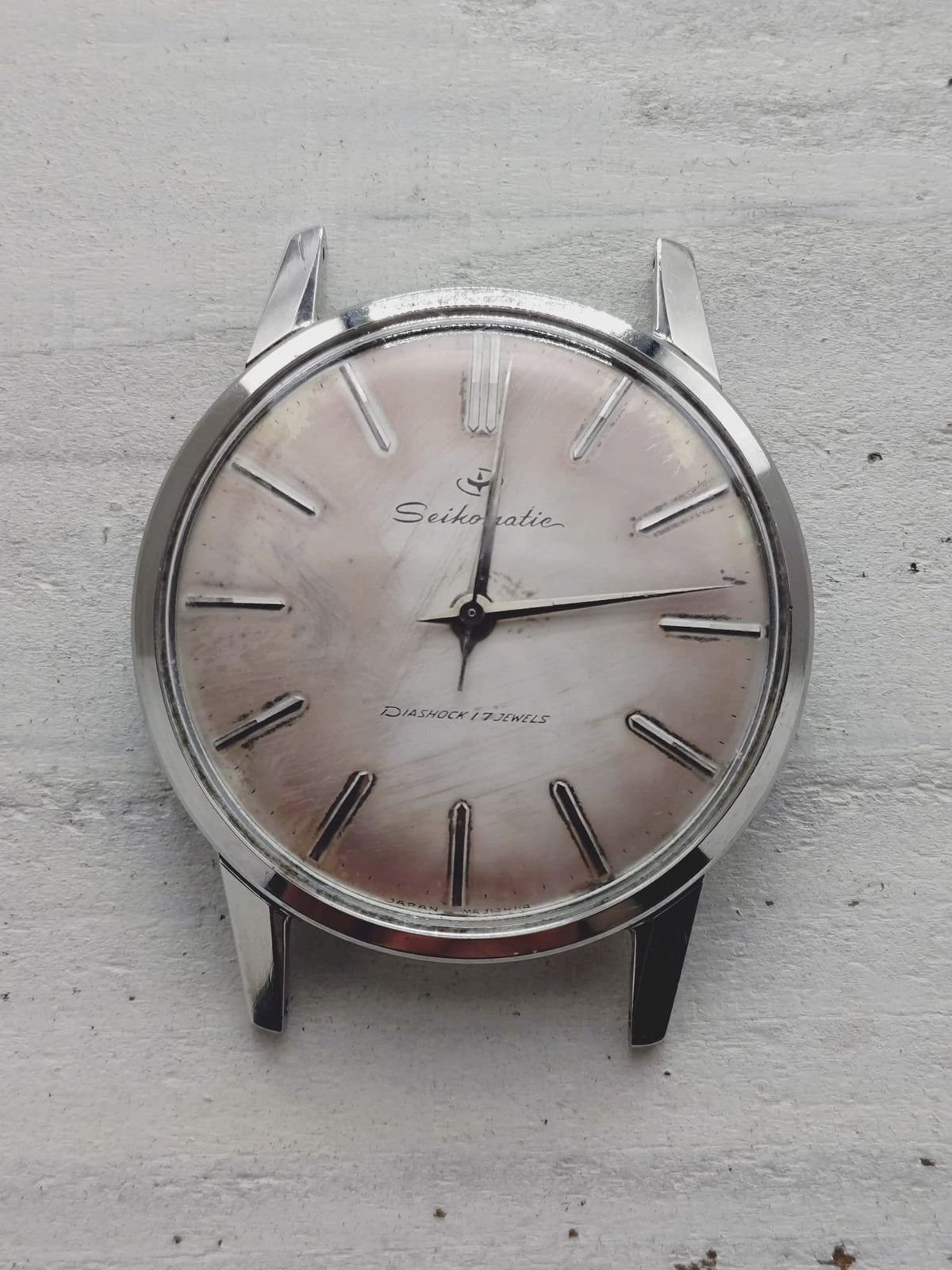 Seikomatic Diashock – Ref. J14075, Cal. 603, 20 Jewels – Tropical Dial – ca. 1961 – Anfang 2026 komplett revidiert