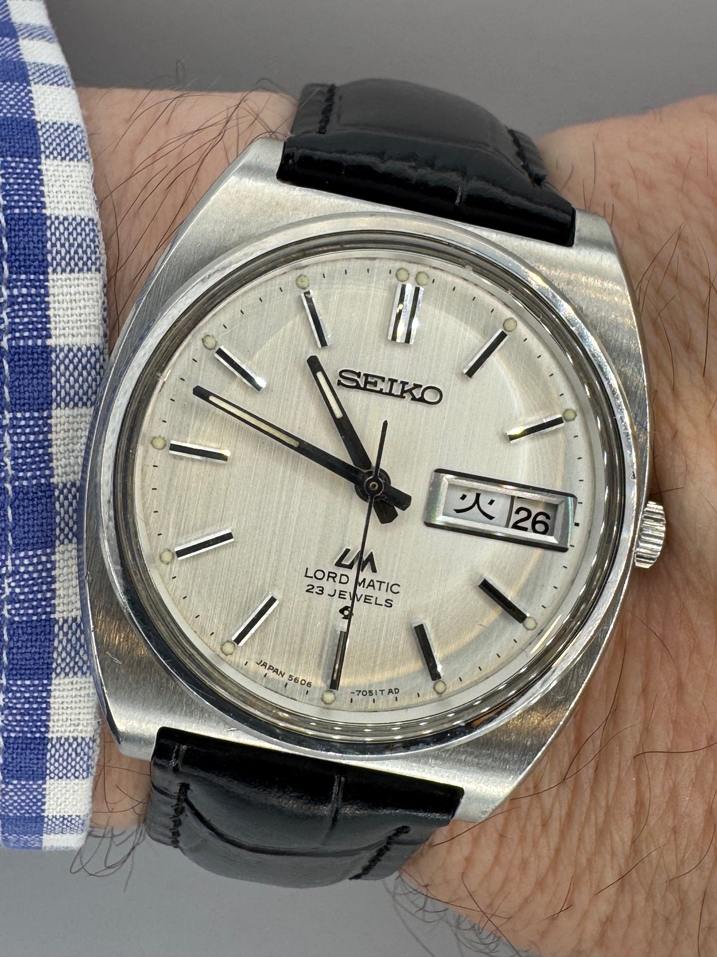 Seiko Lord Matic Day-Date 5606-7050 – November 1969 – Kanji/Englisch, revidiert