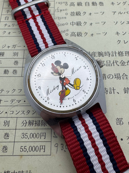 Seiko Tomony Mickey Mouse Ref. 5000-7000 – Handaufzug – 1970er Jahre