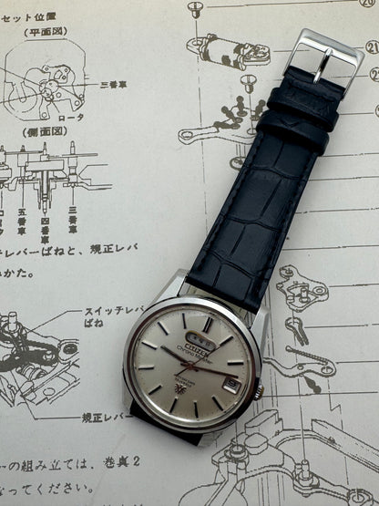 Citizen Chronomaster 33 Jewels – Juni 1967 – Auto Day/Date, Parawater – revidiert mit Beleg