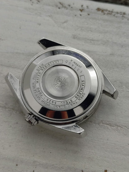 King Seiko Hi-Beat 5625-7000 – Caliber 5625A, Suwa Seikosha – Stainless steel, date only – March 1971 – freshly serviced