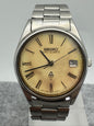 Seiko King Quartz 4822-8110 – April 1977 – römische Ziffern, cremefarbenes Zifferblatt – Originalarmband