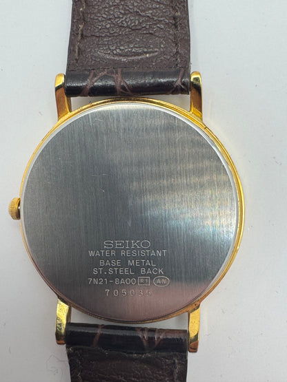 Seiko Nagano Olympic Commemorative Watch 1998 – Ref. 7N21-8A00 – Olympic Rings Dial – produziert Oktober 1997