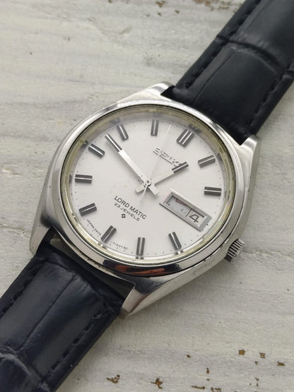 Seiko Lord Matic 5606-7070 – Calibre 5606A, 23 rubis, Suwa Seikosha – Boîtier monocoque – Mars 1969 – fraîchement révisée