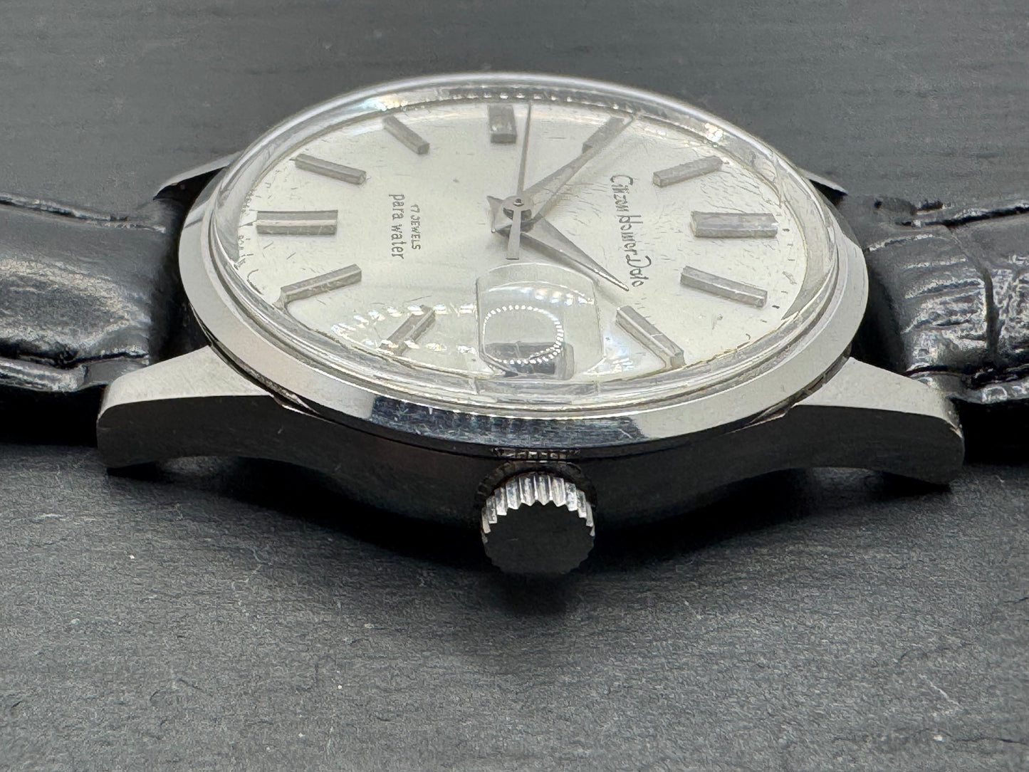 Citizen Homer Date „Para Water“ – Ref. 52702-TA (JDM, November 1967, frisch revidiert)