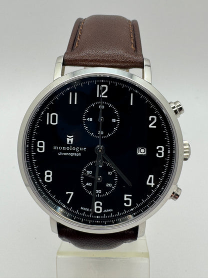 monologue MW401 Chronograph – Japan Made Chronograph im Full Set (ungetragen, 2025)