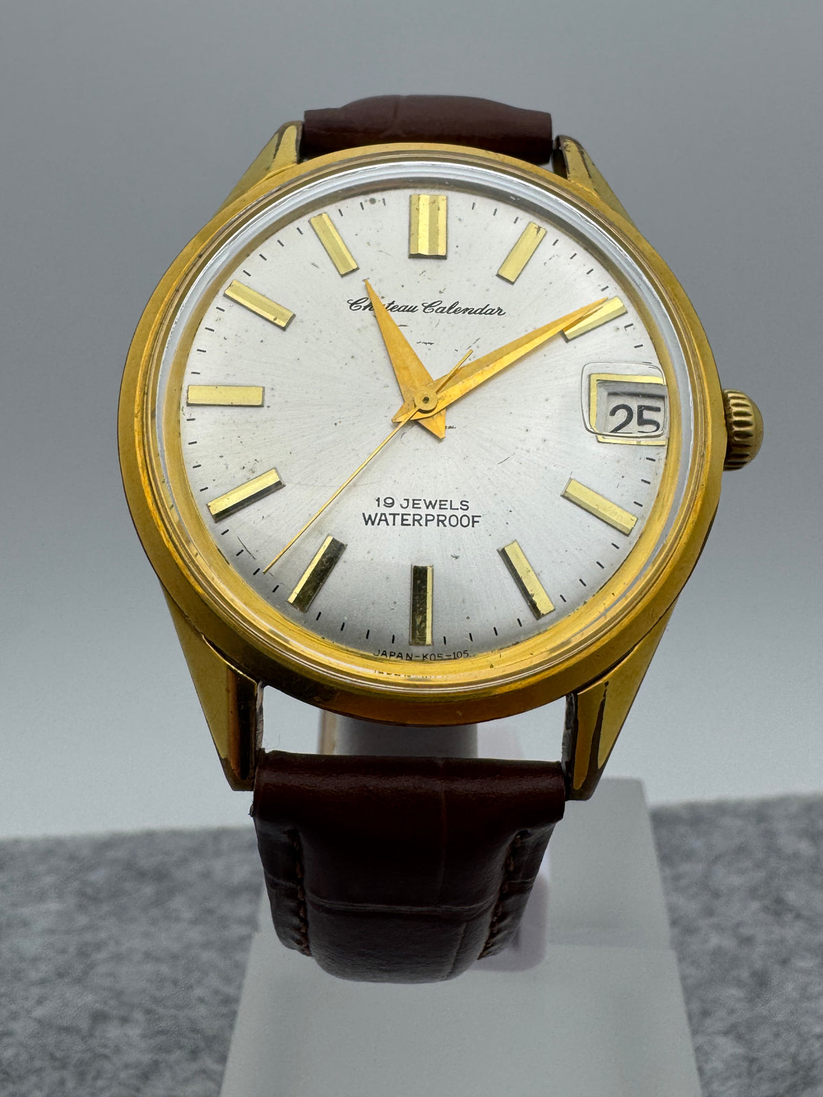 Chateau Calendar – Takano – 19 Jewels – Manual wind – February/March 1962 – Japan, freshly serviced