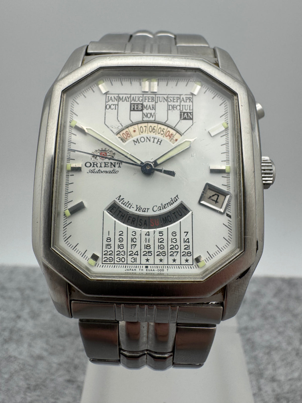 Rare Orient Multi-Year Calendar – Automatic – Ref. EUAA-C0 CS – octagonal stainless steel case – 50 m