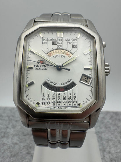 Rare Orient Multi-Year Calendar – Automatic – Ref. EUAA-C0 CS – octagonal stainless steel case – 50 m