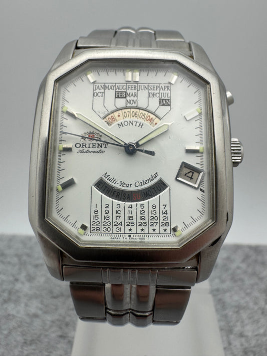 Rare Orient Multi-Year Calendar – Automatic – Ref. EUAA-C0 CS – octagonal stainless steel case – 50 m