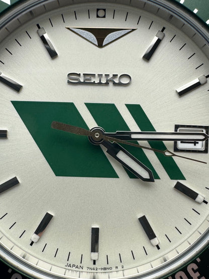 Seiko × JR Série 185 – limitée à 300 exemplaires, n° 264 – Réf. 7N42-HBE0 – Bracelet d'origine
