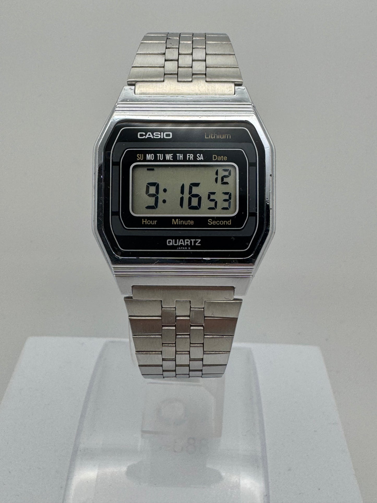 Casio Quarz Lithium – Digitaluhr der frühen 1980er-Jahre (Ref. 155B817)