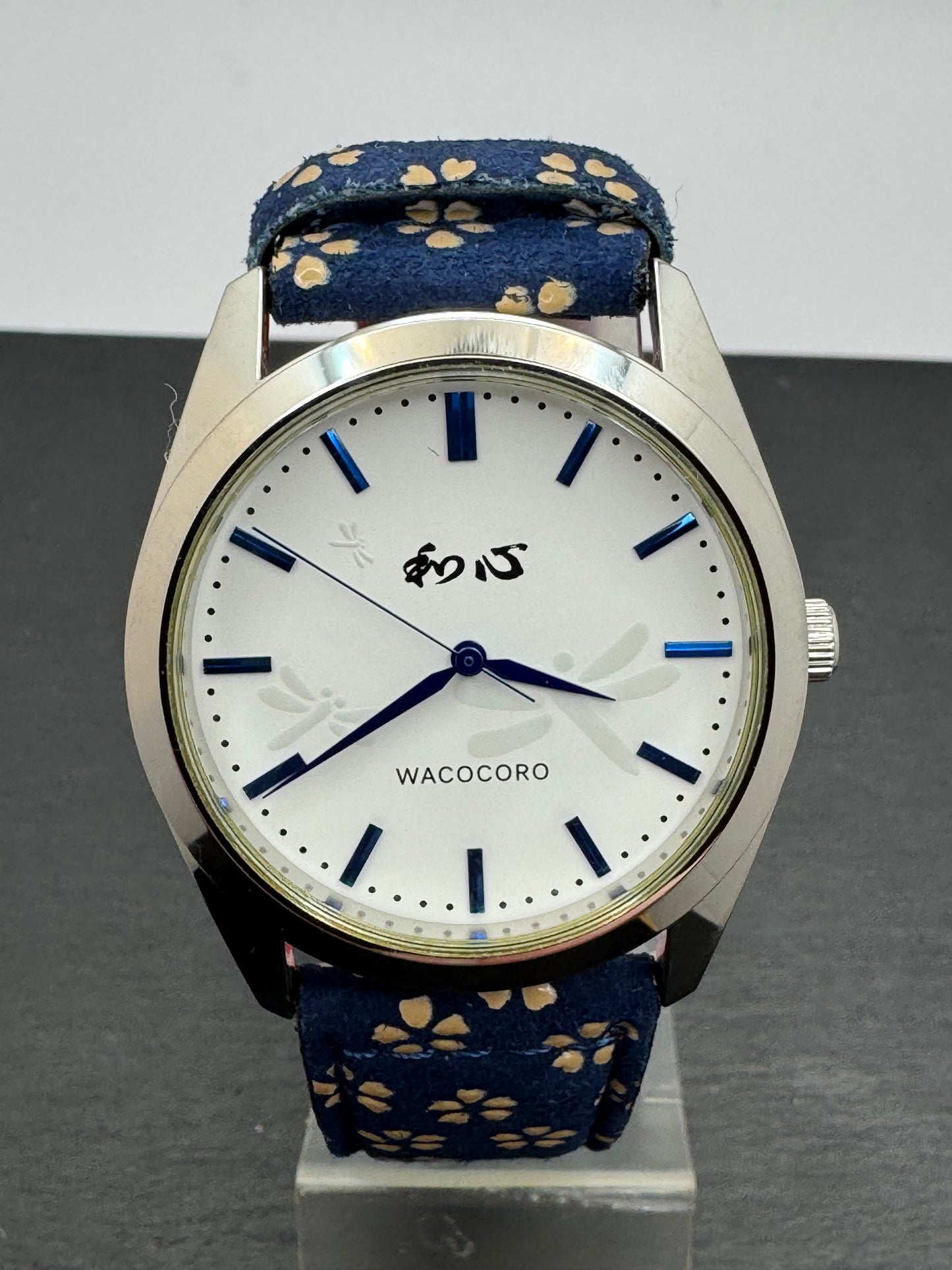 Wacocoro „Dragonfly Dial“ – Japanische Designuhr mit Uda-Inden Lederarmband – Full Set (November 2025, ungetragen)