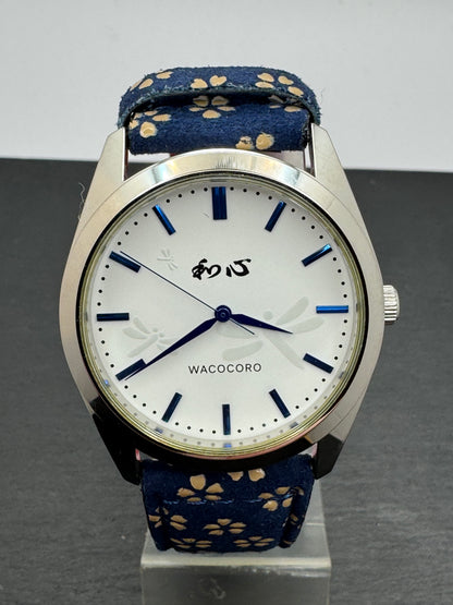 Wacocoro „Dragonfly Dial“ – Japanische Designuhr mit Uda-Inden Lederarmband – Full Set (November 2025, ungetragen)