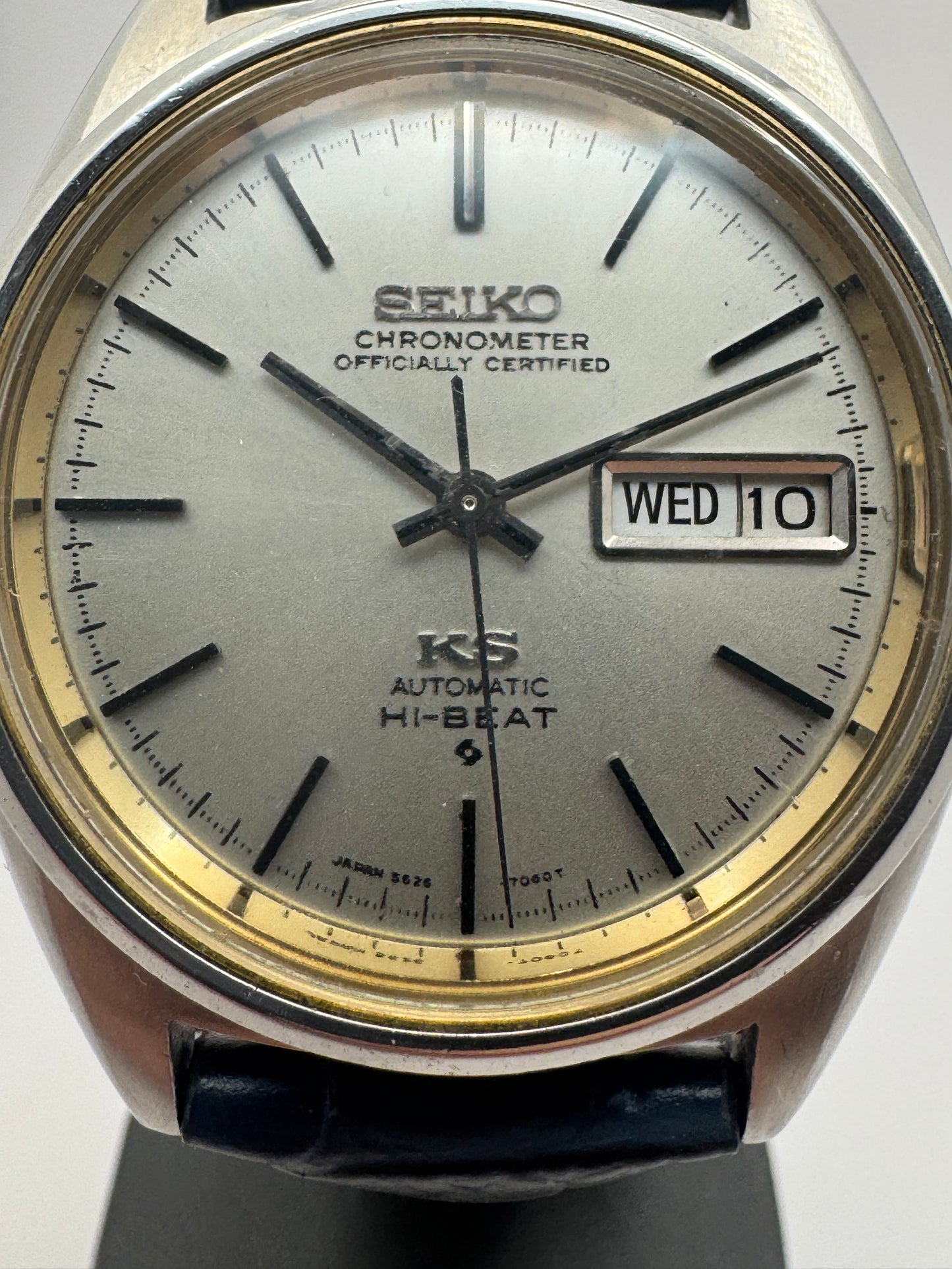 Vintage King Seiko Chronometer Officially Certified Hi-Beat Ref. 5626-7060 (Juni 1970) – „56KS" Suwa-Manufaktur, JCA-zertifiziert