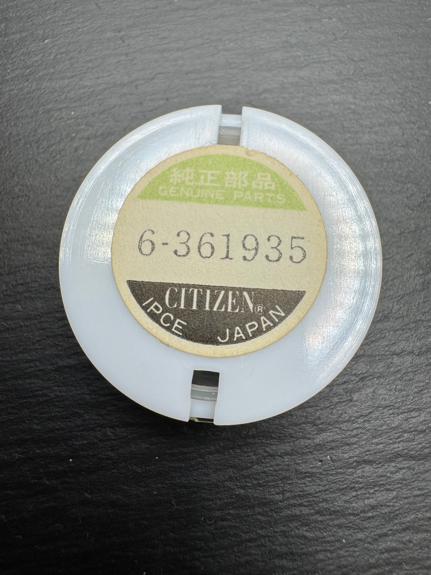 Citizen Original Zifferblatt 3630-361935 „Citizen Quartz" (Silber/Gold, applizierte Goldziffern) – NOS