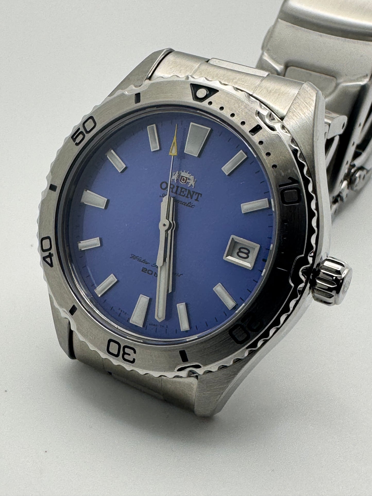 Orient Automatik Limited Edition F672-UAZ0 (Nr. 25/200) "Stainless Steel Blue Mako"