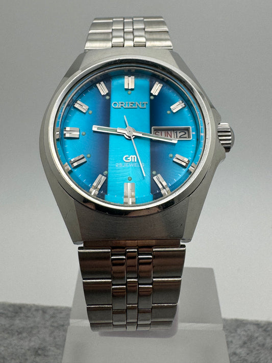 Orient GM Automatic 25 Jewels - Turquoise Dial - 1970s
