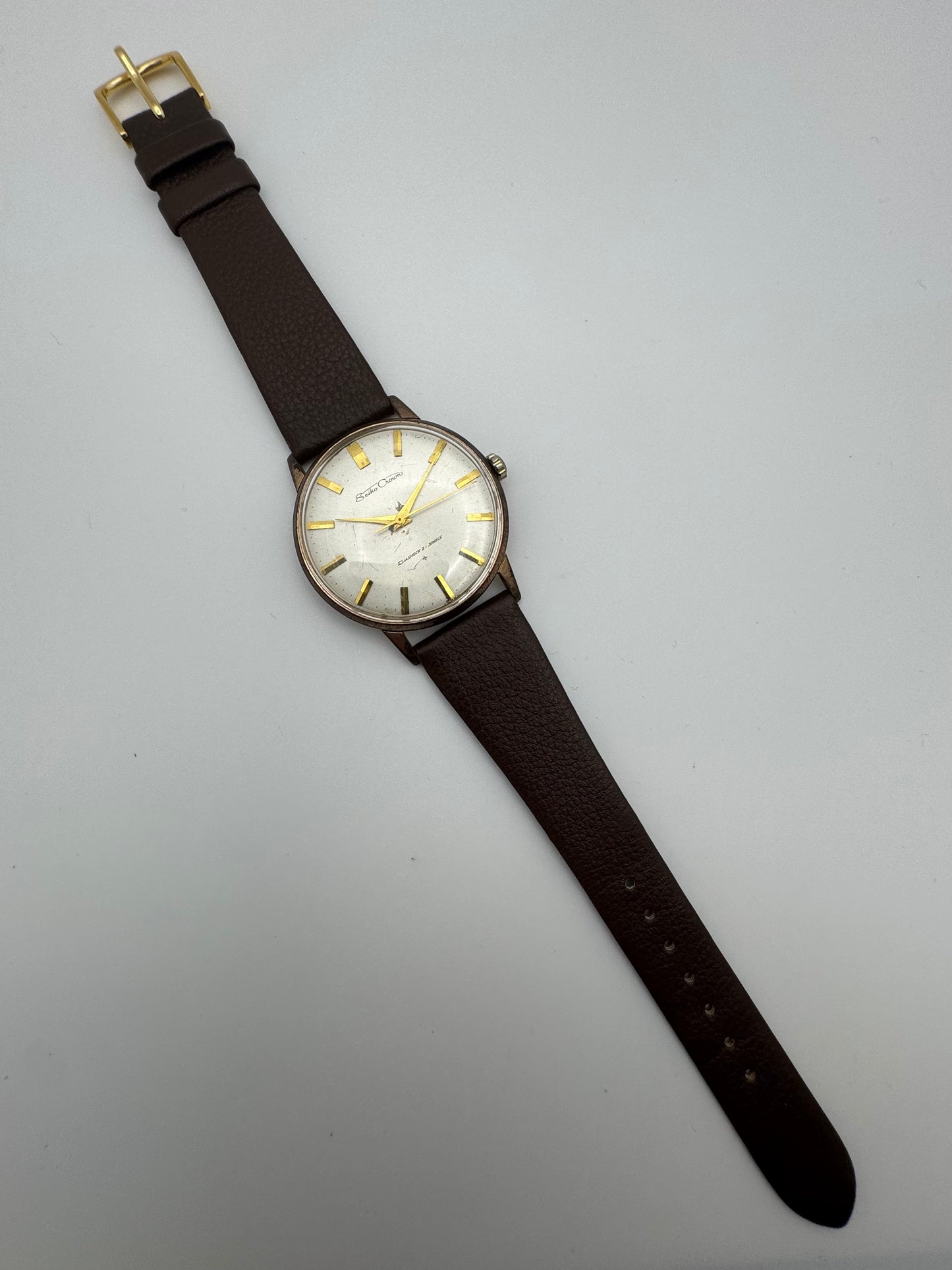 Seiko Crown Diashock 21 Jewels – Ref. J15003E