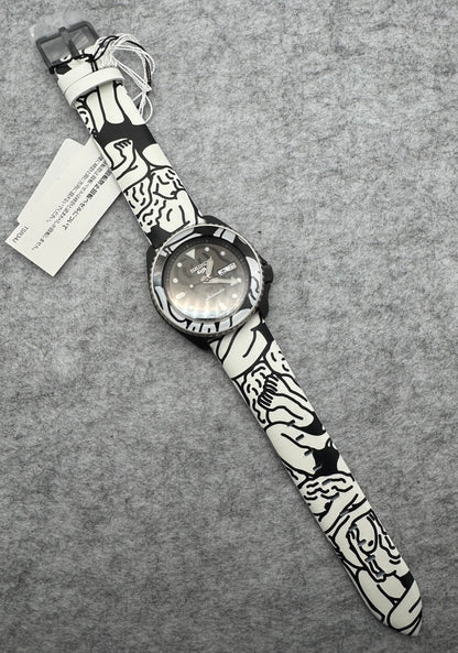 Seiko 5 Sports “AUT○ MOAI” Limited Edition SBSA123 (JDM)