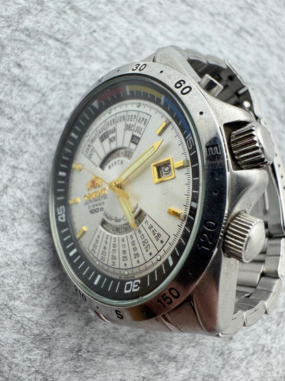 Orient Multi-Year Calendar 100 m – JDM - Automatic with Compass Bezel – 2000s - approx. 44 mm